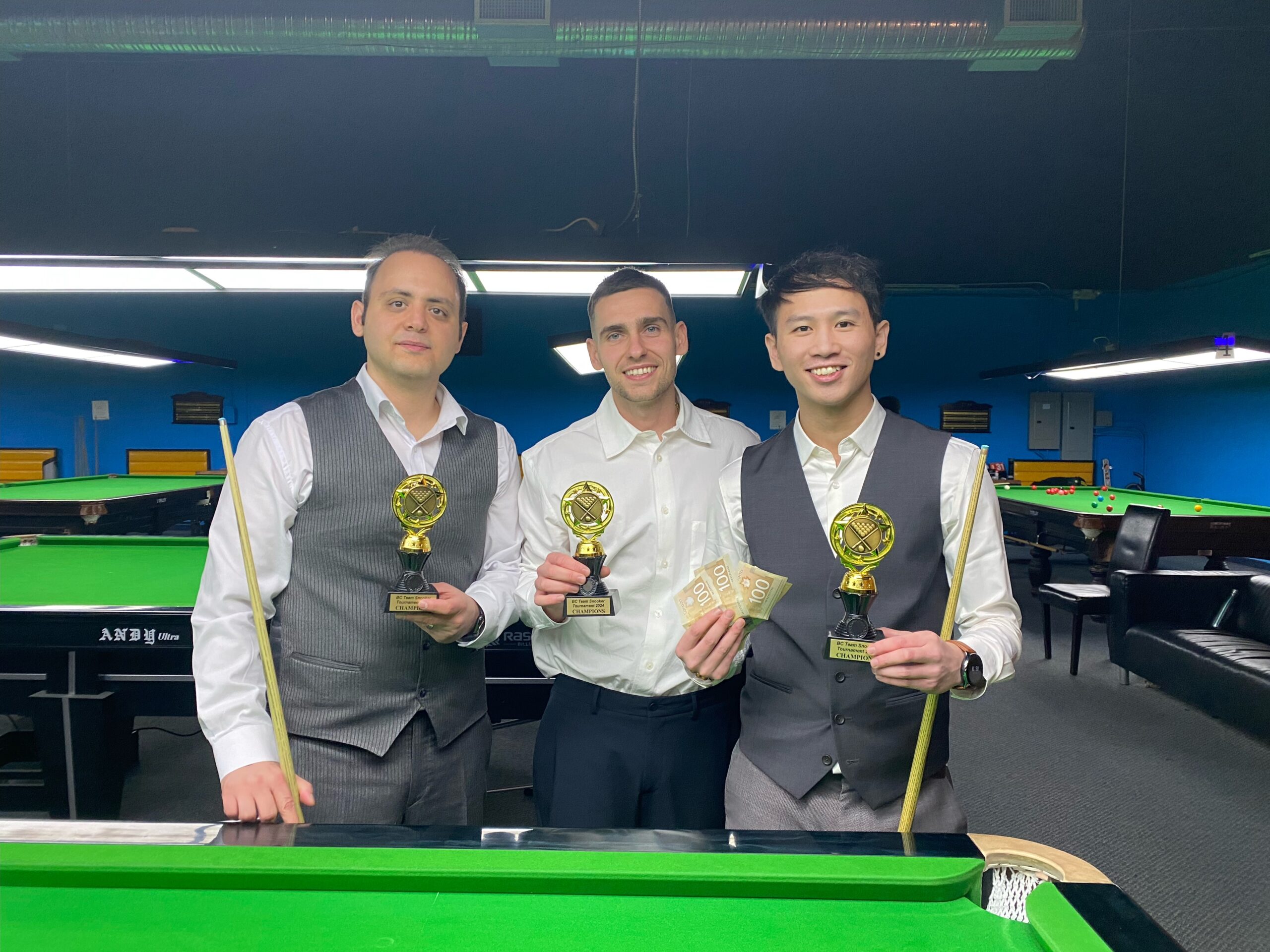 Your BC Team Snooker tournament winners!!! Snooker Canada