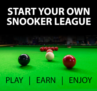 Start your own snooker league - Play | Earn | Enjoy